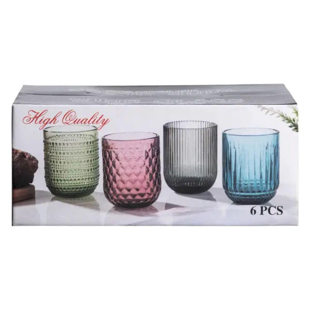 Набір склянок 6 шт по 250 мл Прозорий HP-19-105 Київ - фото 4