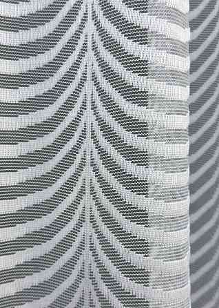 Тюль жакардова колір білий 1229т Київ