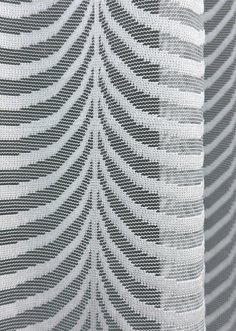 Тюль жакардова колір білий 1229т Київ - фото 6