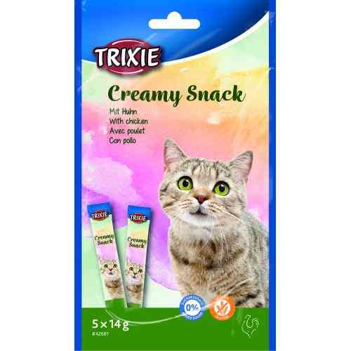 Ласощі Trixie Creamy Snacks для котів з куркою 5 шт х 14 г Київ