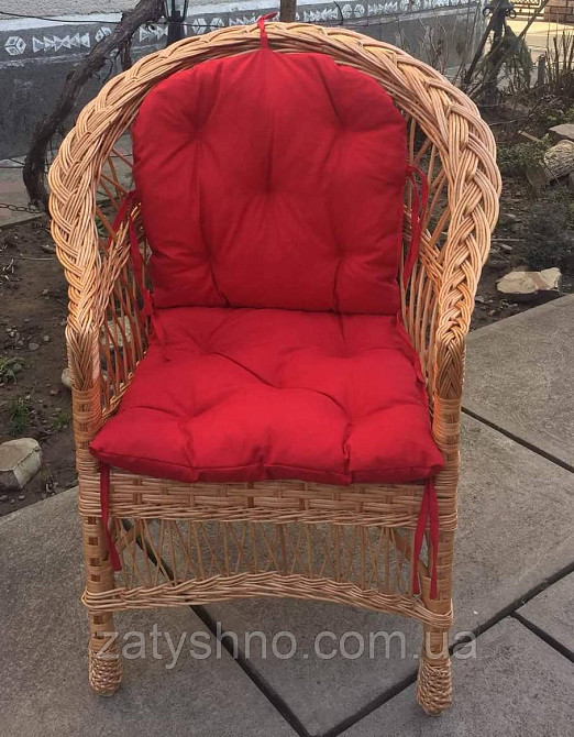 Кресло плетеное с мягкой сидушкой Киев - изображение 9