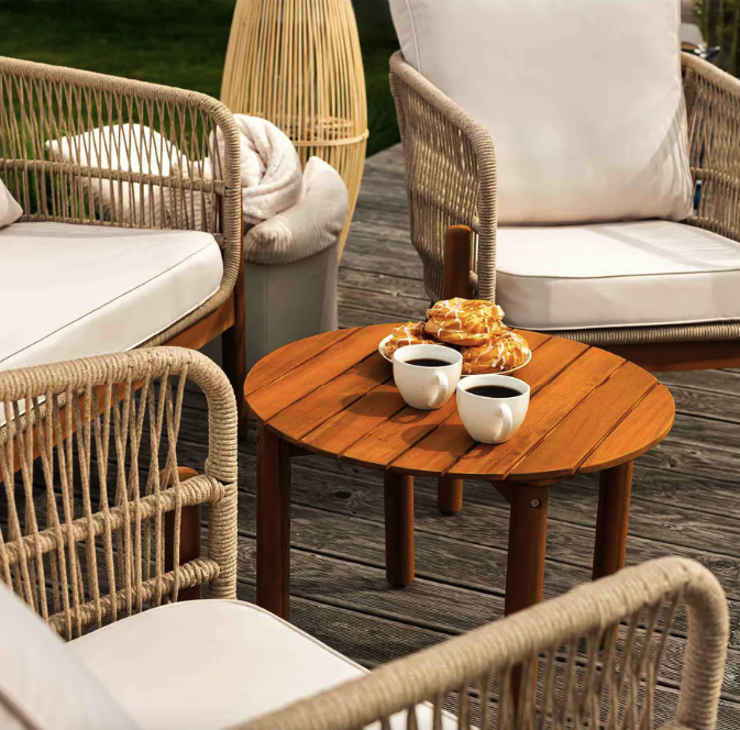 Комплект садових меблів Di Volio Deli бежево-кремовий Київ - фото 6