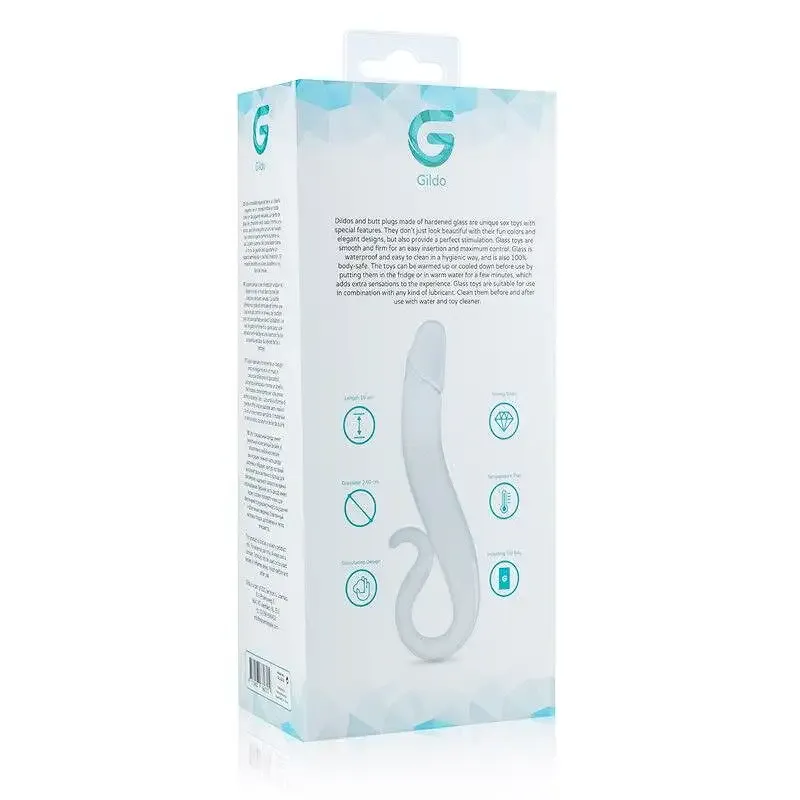 Скляний дилдо Gildo Glass Dildo No. 14, реалістична головка Львів - фото 5