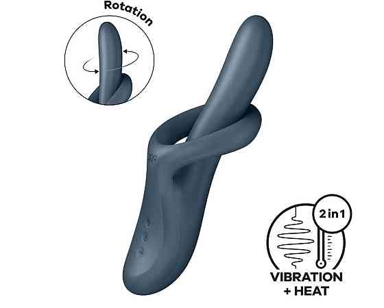 Вібратор Heat flex 4 grey Sex Aura Київ
