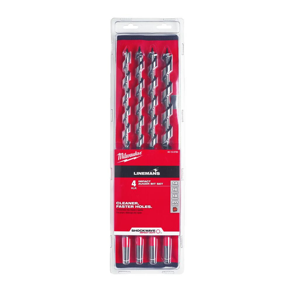 Набір спиральных сверл Milwaukee Impact Linemans 4шт (1 шт) Одесса - изображение 2