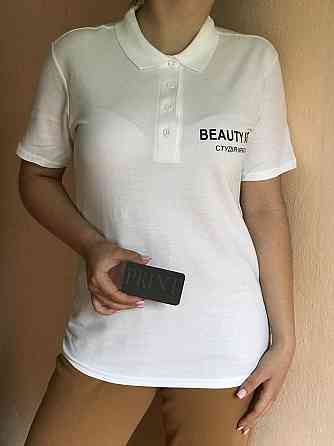 Женская футболка-поло 100% хлопок с нанесением Вашего логотипа и любой надписи Черновцы