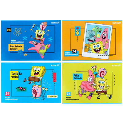 Альбом для малювання Kite SpongeBob SquarePants, 24 аркуша (SB25-242) Вінниця - фото 1