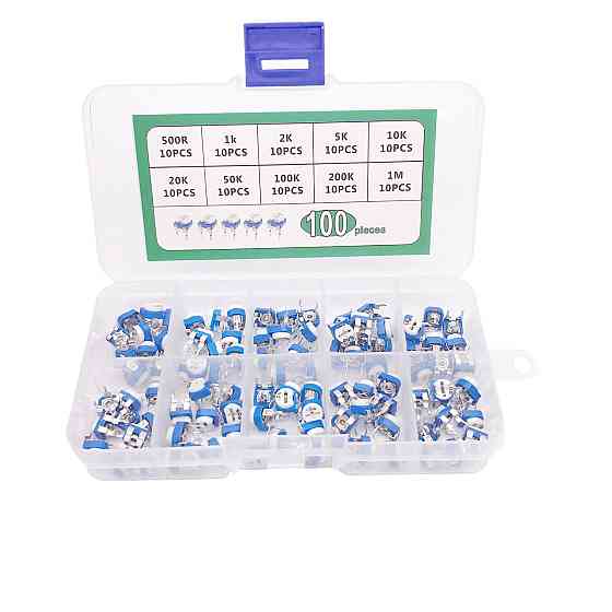 Набір потенціометрів RM065, 100 шт, 500 Ом – 1 МОм Київ