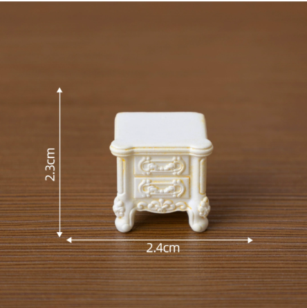 Набір мініатюрних меблів у стилі Рококо для мікроландшафту та лялькових будиночків (5 предметів) Одеса