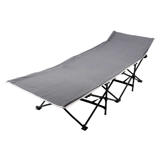 Yiwu Ліжко розкладне туристичне 190х70х44 см лежак розкладачка розкладачка складна Сірий SJ-003 Коломия