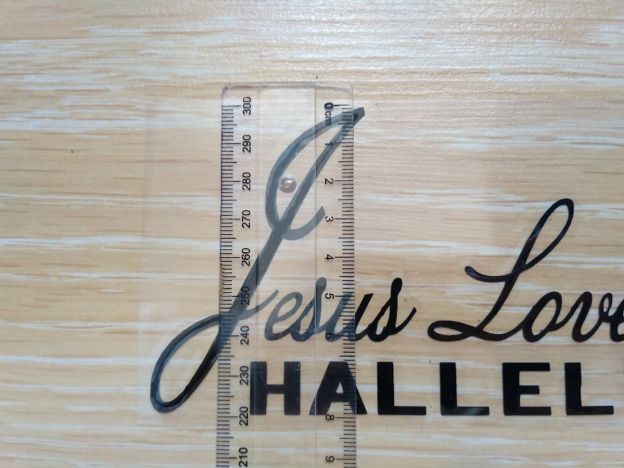 Наклейка Ісус любить вас Чорна на авто Київ - фото 3