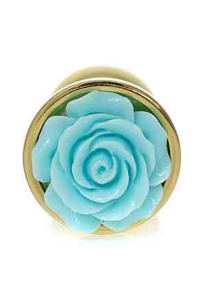 Анальная пробка - Jewellery Gold PLUG ROSE- Light Blue Sex Aura Киев