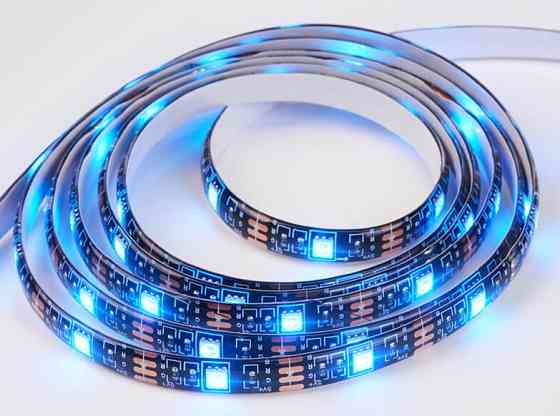 Стрічка світлодіодна LED RGB HOCO DL30 з пультом 4м, чорна Винница