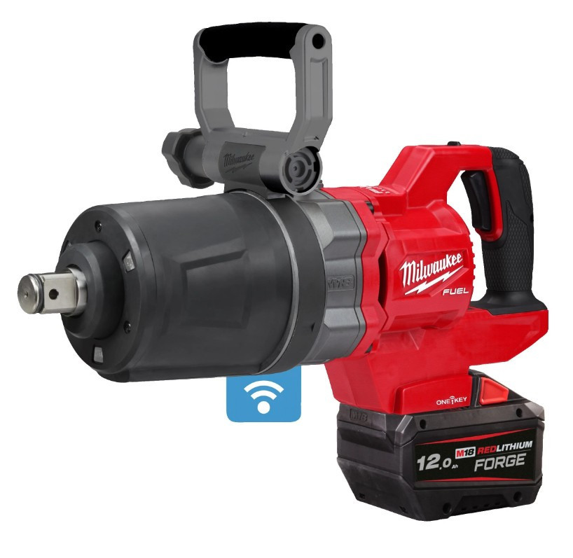 Гайкокрут високомоментний 1'' (2711 Нм) MILWAUKEE M18 FUEL ONEFHIWF1DS-121C (+ заряд.пристрій, акум., HD кейс) FORGE Одеса - фото 3