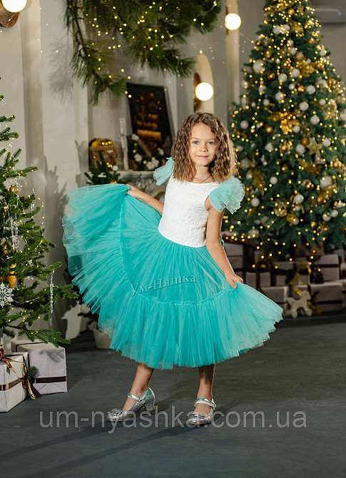 Пышное мятное платье американка2 Кривой Рог - изображение 1