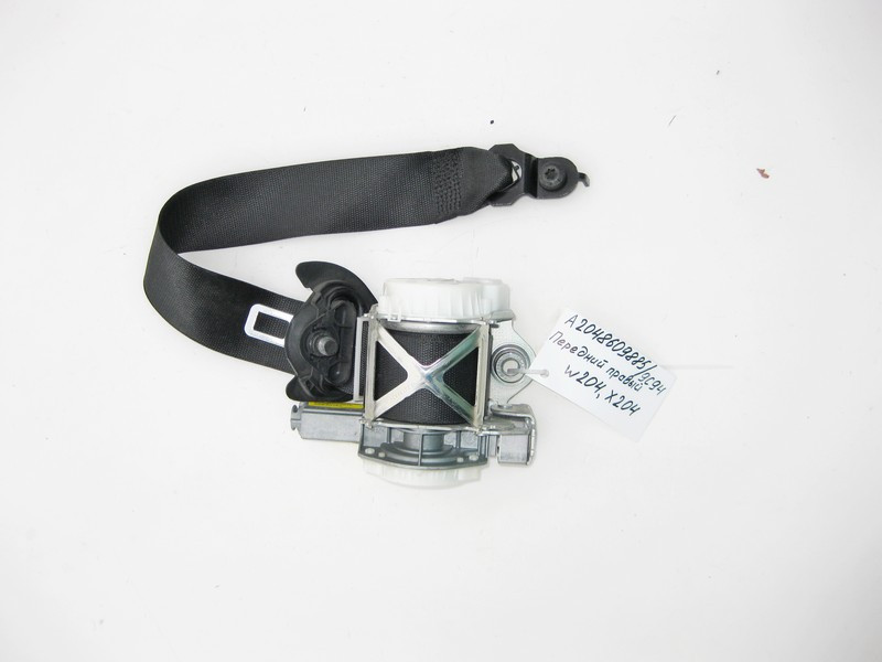 Mercedes-Benz  A2048609885 9C94 Ремінь безпеки передній правий чорний W204 X204 Одесса - изображение 1