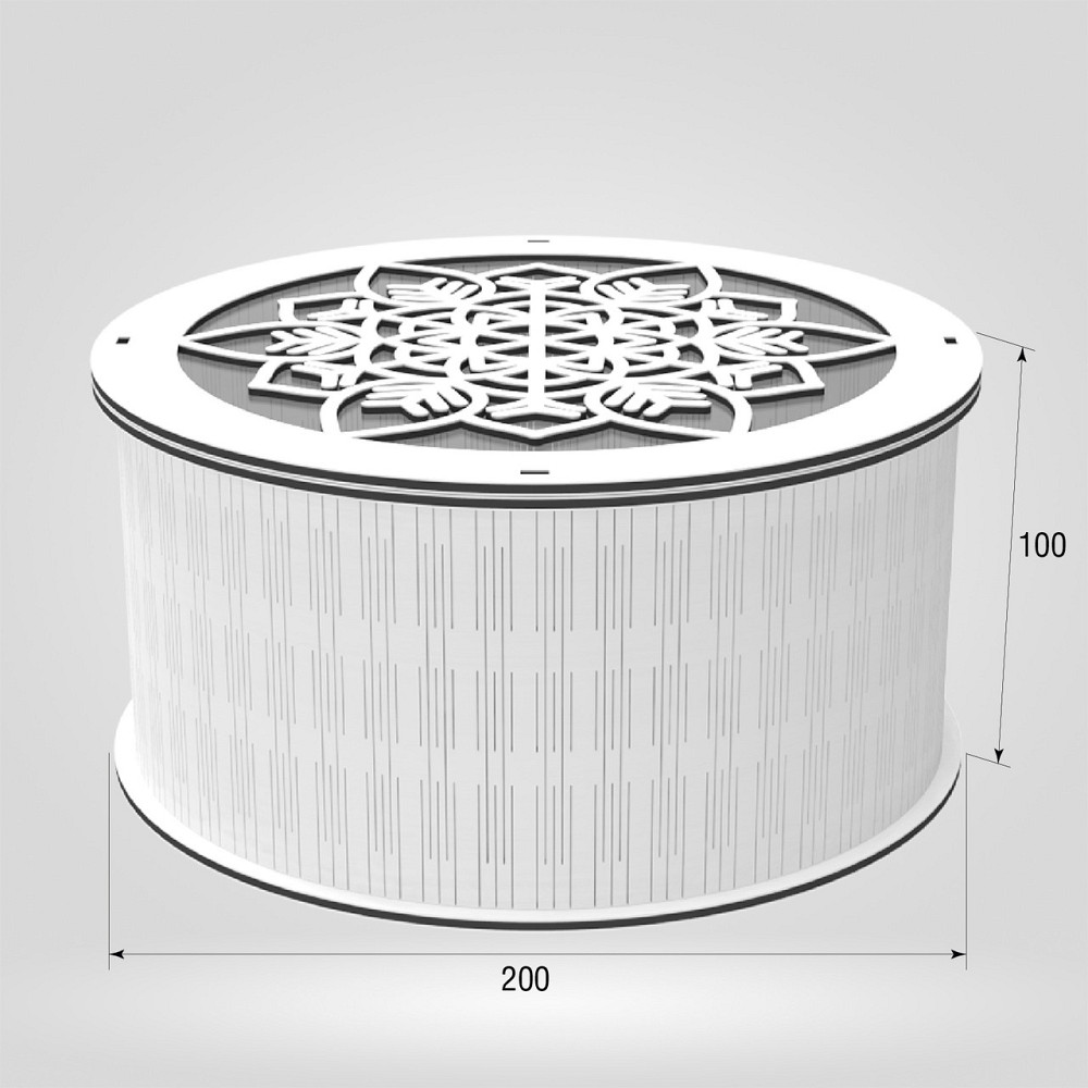Подарункова коробка EKOSTAR d200 h100 Київ - фото 4