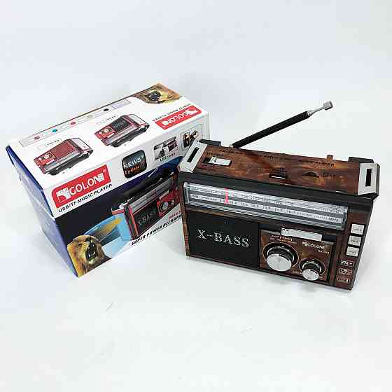 Потужний радіоприймач Golon RX-381, FM-радіоприймач, Стаціонарний радіоприймач, FM-приймачі ZN-21 Київ