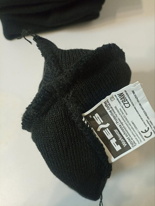 Шапка трикотажна акрилова чорна "ArtMas" Київ - фото 6