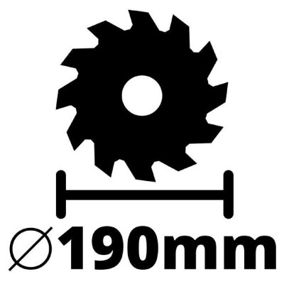 Дисковая пила Einhell TE-CS 18/190 Li BL - Solo акум., PXC, 18В, диск 190х20 мм (без АКБ та ЗП) (4331210) Винница - изображение 6
