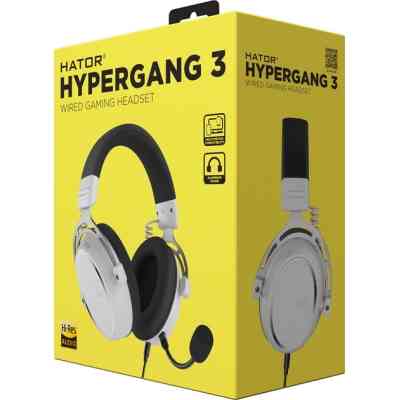 Навушники Hator Hypergang 3 Hi-Res White (ESH06) Вінниця