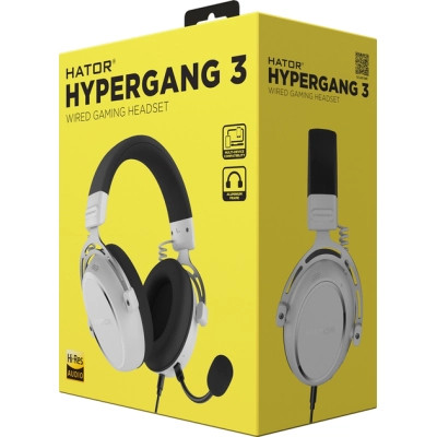 Навушники Hator Hypergang 3 Hi-Res White (ESH06) Вінниця - фото 4