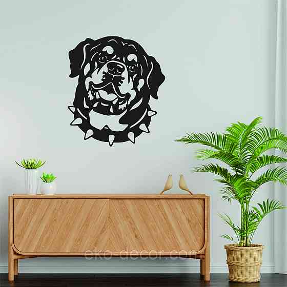 Декоративне настінне Панно  «Ротвейлер» , Декор на стіну Київ