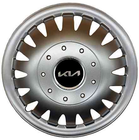 Автомобильные модельные колпаки R15 Kia NEW 320 4шт, SJS, серебристые Киев