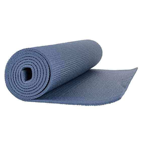 Килимок для йоги та фітнесу PowerPlay 4010 PVC Yoga Mat Темно-синій (173x61x0.6) Луцьк