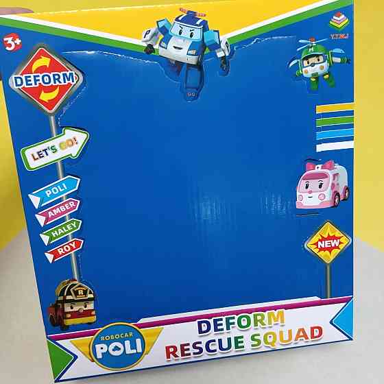 Дитячий ігровий набір фігурок Robocar Poli Машинки-трансформери Робокар Полі Київ