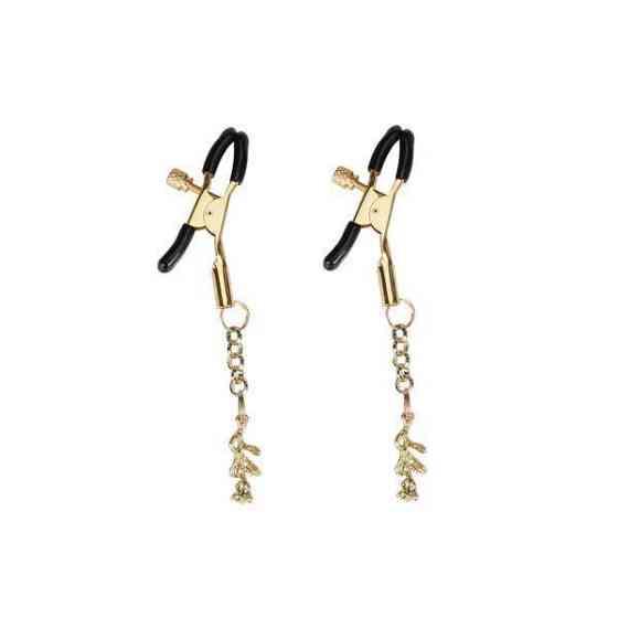 Зажимы для сосков Liebe Seele Rose Pendant Nipple Clamps Gold Sex Aura Киев