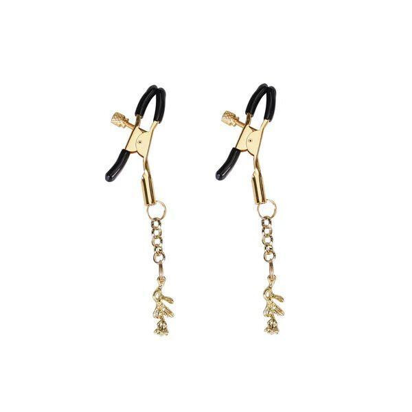 Зажимы для сосков Liebe Seele Rose Pendant Nipple Clamps Gold Sex Aura Киев - изображение 1