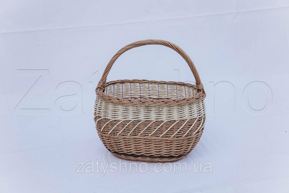 Корзина для пасхи | плетеная пасхальная корзина из лозы | пасхальная корзина Киев - изображение 2