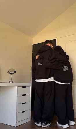 Парные стильные худи унисекс из турецкой трехнитки пенье Одесса