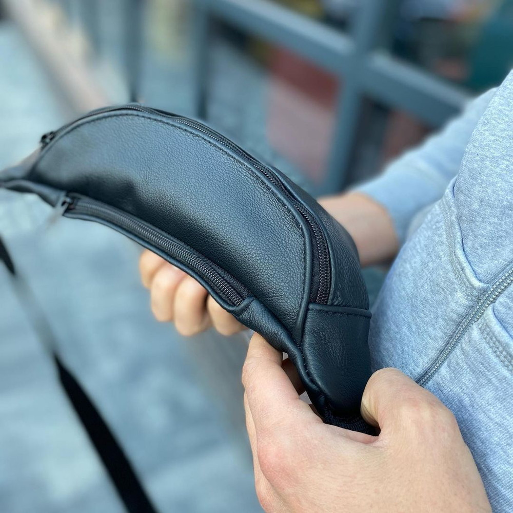 Вулична бананка, Бананка туристична, Сумка-бананка з додатковою кишенею Якісна чоловіча NR-79 Львів - фото 4