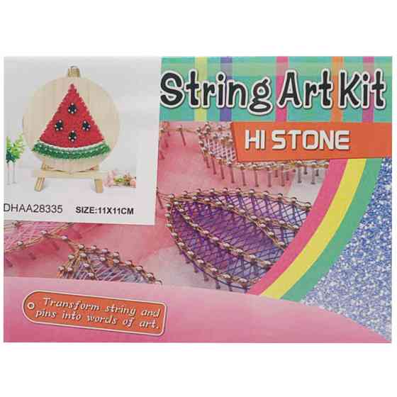 Дитячий набір для творчості стрінг-арт "Кавун" YG0115(28335) дерев'яна основа Вінниця