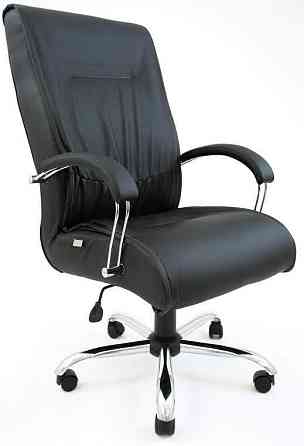 Офисное Кресло Руководителя Richman Munich Fly 2230 Хром М2 AnyFix Черный Киев