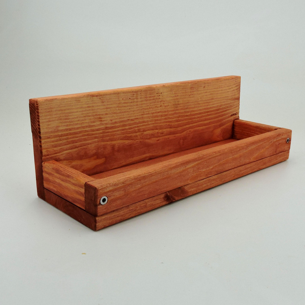 Настінна полиця "Джида" корал Миколаїв - фото 3