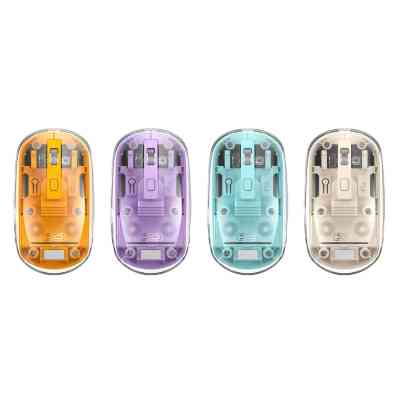 Мышка XO M12 Wireless Transparent/Blue (M12 Blue) Винница