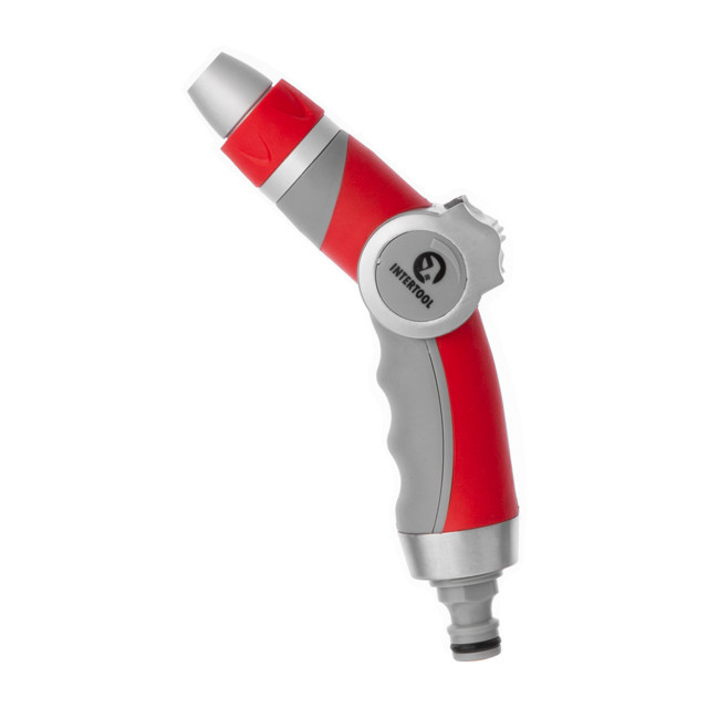 Пістолет-розпилювач для поливу, 3 режими, плавне регулювання потоку води, LUXURY INTERTOOL GE-0018 Київ - фото 1