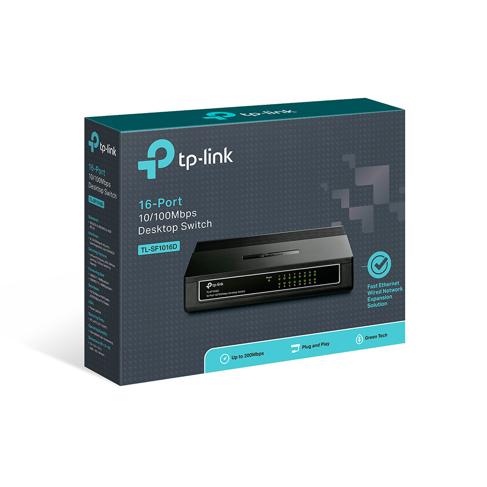 Комутатор TP-Link TL-SF1016D 16-портовий некерований Київ - фото 4