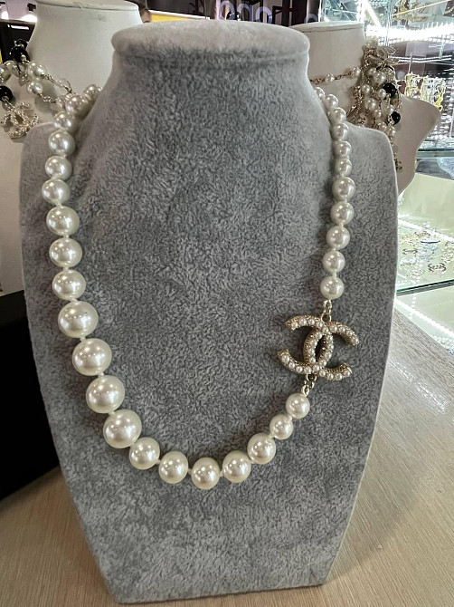Кольє Шанель з перлів / Chanel намисто перли Одеса - фото 1