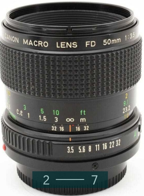 Объектив: Canon FD 50mm. F3.5 Macro Киев - изображение 4