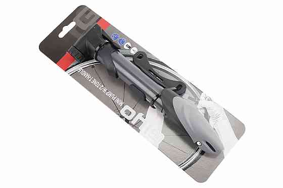 Насос пластмасовий телескопічний з Т-ручкою, чорно-сірий GP-97 Киев