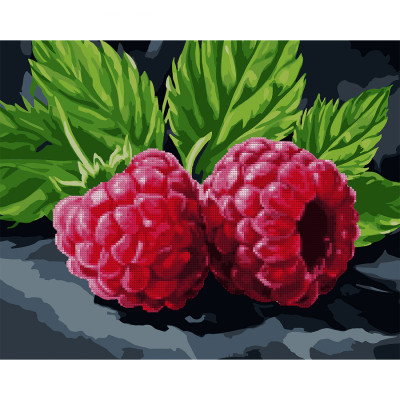 Картина по номерам Santi Сочная малина, 40*50 см алмазная мозаика (954873) Винница - изображение 1
