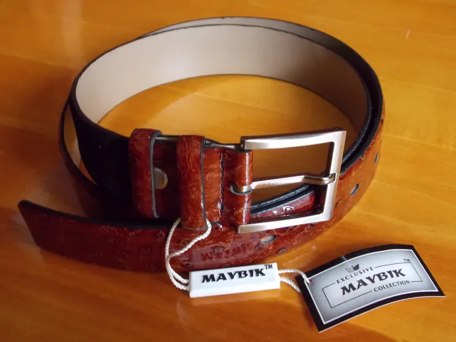 Ремень кожаный брючный новый. Харьков - изображение 1