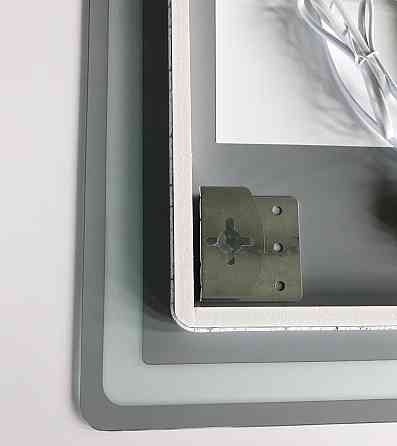 Зеркало Zerix Mirra MR05-100x70 с LED Touch, Anti-fog, диммером, регулятором яркости (ZX6060) Киев