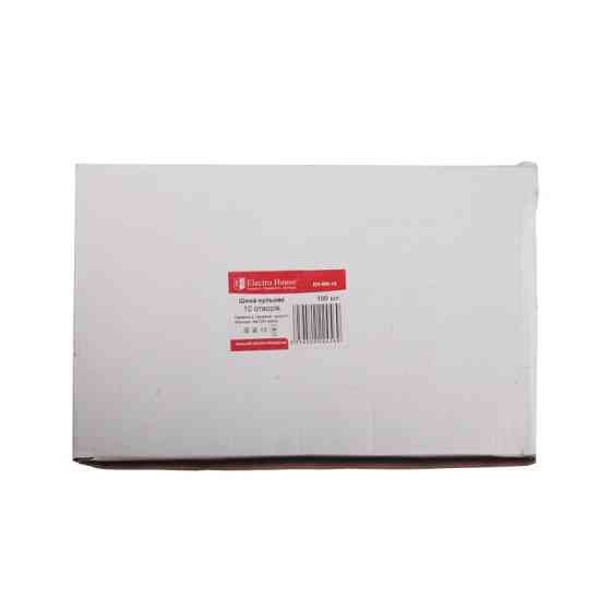 Шина нулевая, 10 отверстий, DIN рельса Днепр