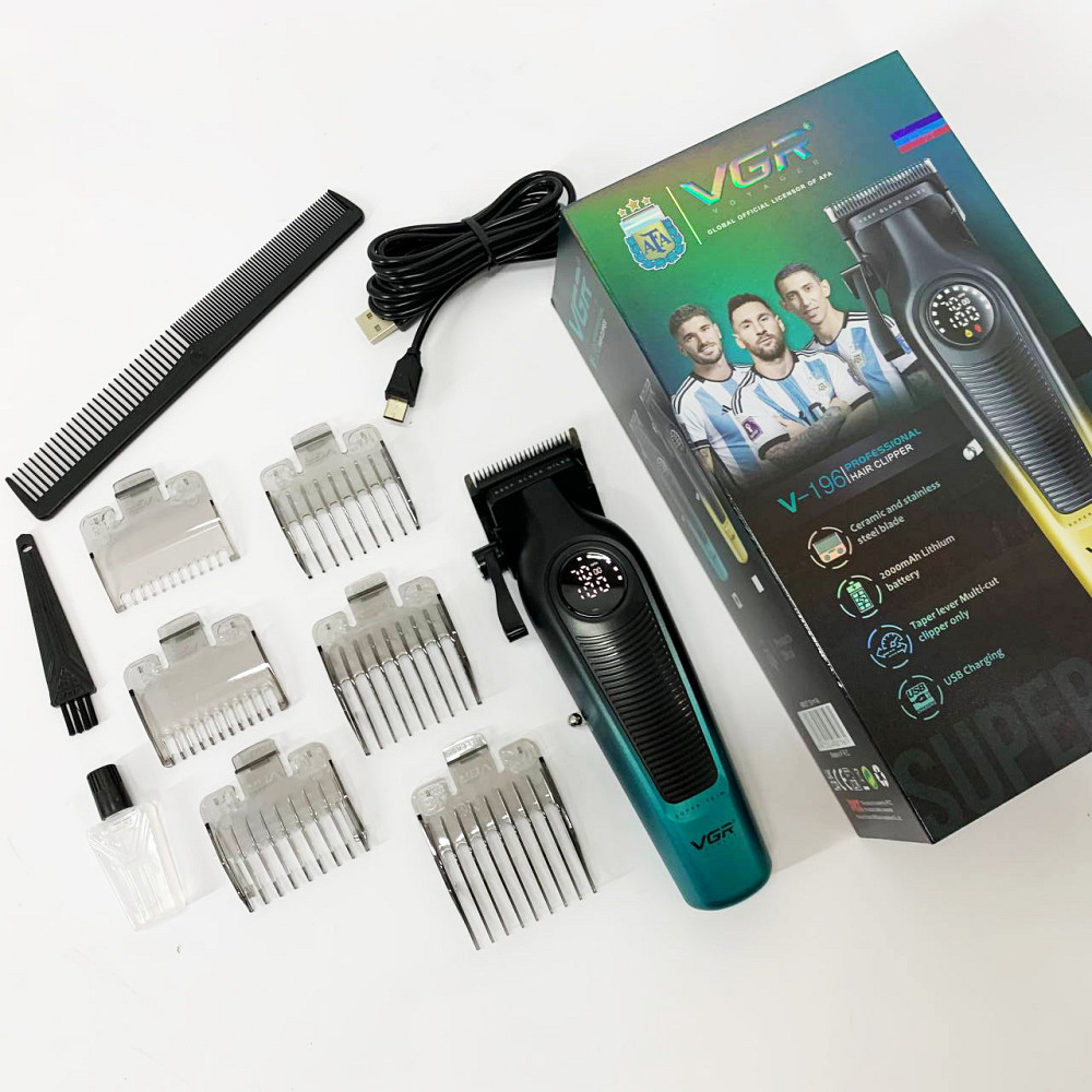 Машинка для стрижки волосся електрична, Машинка для стрижки волосся з регульованою довжиною KU-18 Івано-Франківськ - фото 3