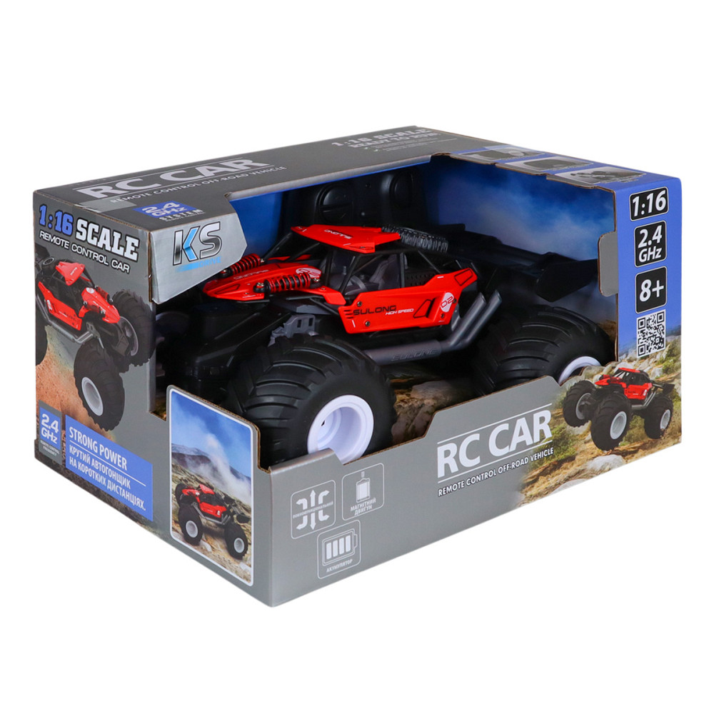 Автомобіль Off-road на р/к – Strong Power (червоний, 1:16) Днепр - изображение 9